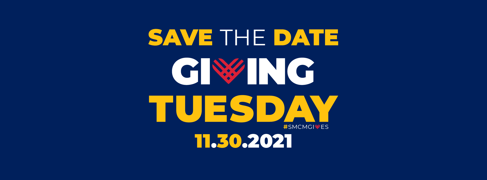 Save the Date, Giving Tuesday, #SMCMGives