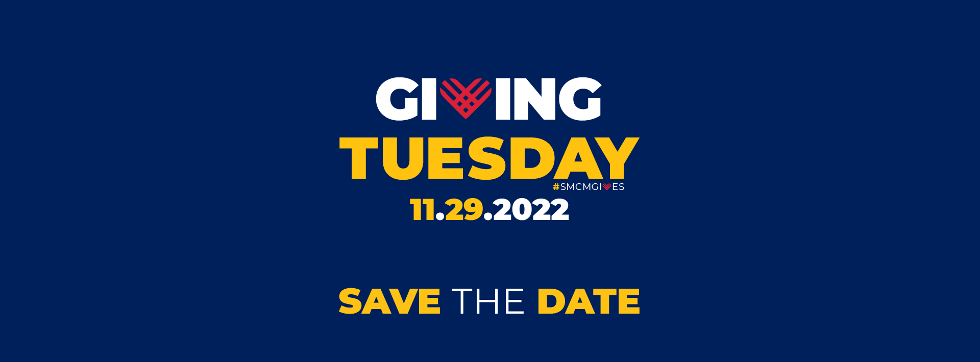Giving Tuesday 11.29.2022 Save The Date