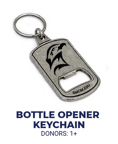 Bottle Opener Keychain with the Seahawk logo