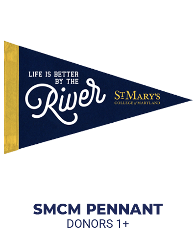 SMCM Pennant with 1+ donor text