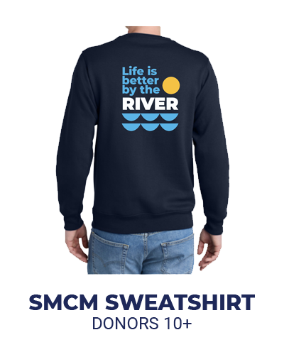 SMCM Sweatshirt with 10+ donor text